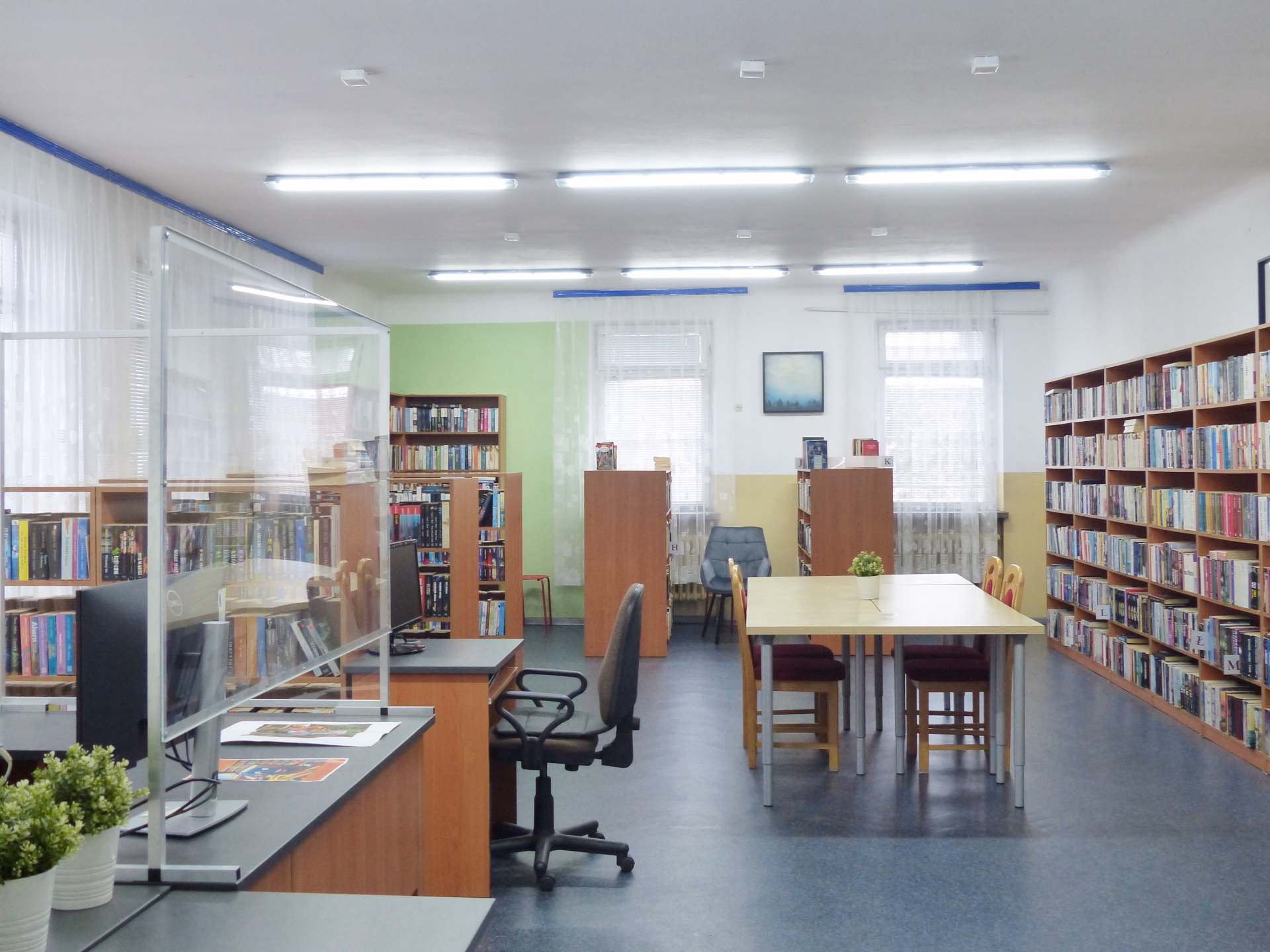 Biblioteka w Żyrardowie wnętrze