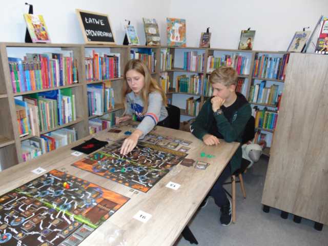 Turniej gra planszowa Brzdęk biblioteka Żyrardów