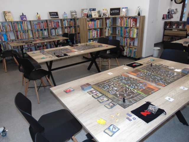 Turniej gra planszowa Brzdęk biblioteka Żyrardów