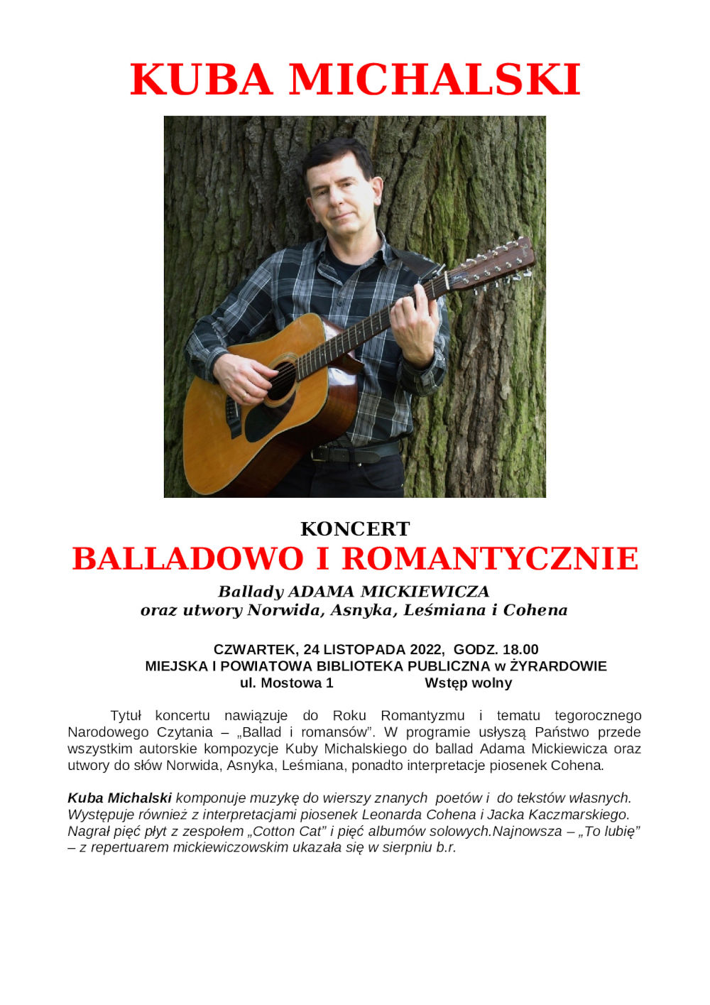 Kuba Michalski - Balladowo i Romantyczne